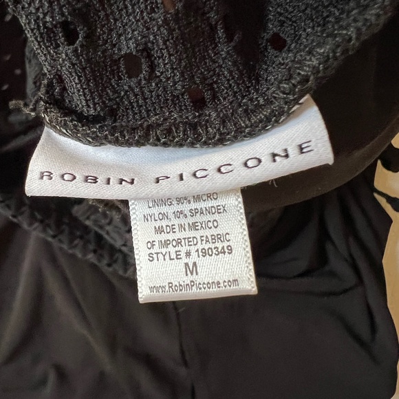 Robin Piccone Chira Jumpsuit Cover Up Size M Black NWOT - Picture 12 of 14